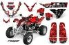 Polaris Predator 500 ATV Graphic Kit - 2002-2011 Reaper Red