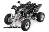 Polaris Predator 500 ATV Graphic Kit - 2002-2011 Silver Star - Silverhaze White
