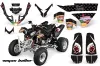 Polaris Predator 500 ATV Graphic Kit - 2002-2011 Vegas Baller Black