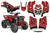 Polaris Scrambler XP 850 / 1000 ATV Custom Graphic Kit - 2013-2016