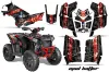 Polaris Scrambler XP 850 / 1000 ATV Graphic Kit - 2013-2016 Mad Hatter Black