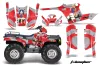 Polaris Sportsman 400 / 500 / 600 / 700 ATV Graphic Kit - 1995-2004 T Bomber Red