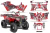 Polaris Sportsman 325ETX / 450 / 570 ATV Graphic Kit - 2014-2017 Deaden Red