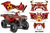 Polaris Sportsman 325ETX / 450 / 570 ATV Graphic Kit - 2014-2017 Meltdown Red