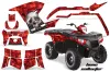 Polaris Sportsman 800 / 500 ATV Graphic Kit - 2005-2010 Bone Collector Red