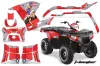 Polaris Sportsman 800 / 500 ATV Graphic Kit - 2005-2010 T Bomber Red