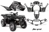 Polaris Sportsman 550 / 850 / 850SP / 1000 ATV Graphic Kit - 2009-2016 The Grid Silver