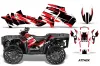 Polaris Sportsman WV850 ATV Graphic Kit - 2012-2015 Attack Red