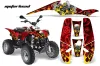 Polaris Trailblazer 350 ATV Graphic Kit - 1985-2009 Motorhead Red