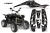 Polaris Trailblazer 350 ATV Graphic Kit - 1985-2009 Reaper Black