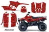 Polaris Trailboss 330 ATV Graphic Kit - 2004-2009 Digicamo Red