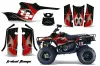 Polaris Trailboss 330 ATV Graphic Kit - 2004-2009 Tribal Flame Red