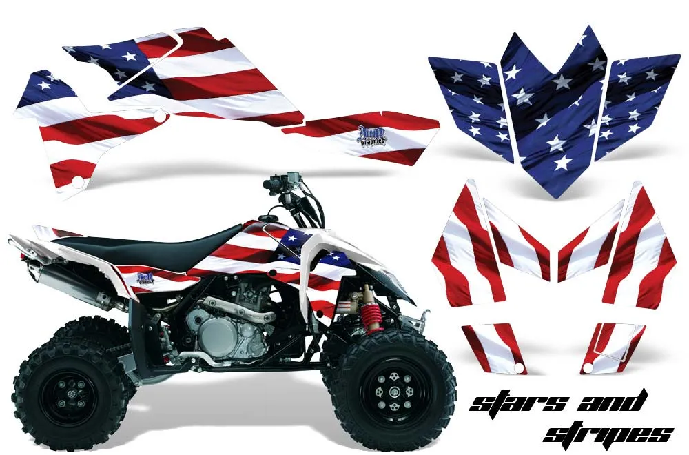 Suzuki LTR 450 ATV Graphic Kit - 2006-2009 Stars N Stripes Red