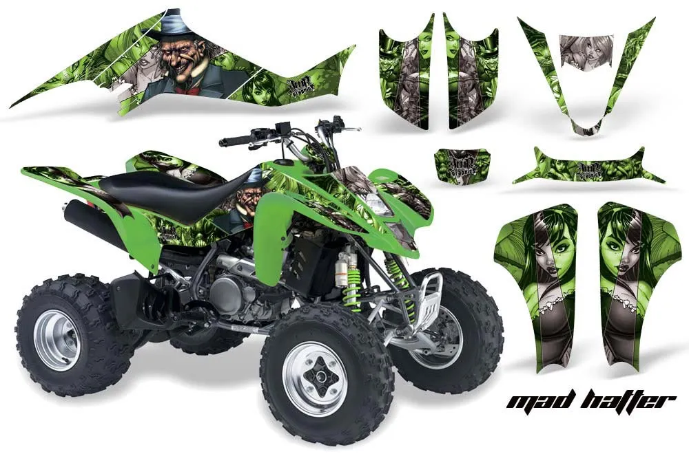Suzuki LTZ 400 ATV Graphic Kit - 2003-2008 Mad Hatter Green