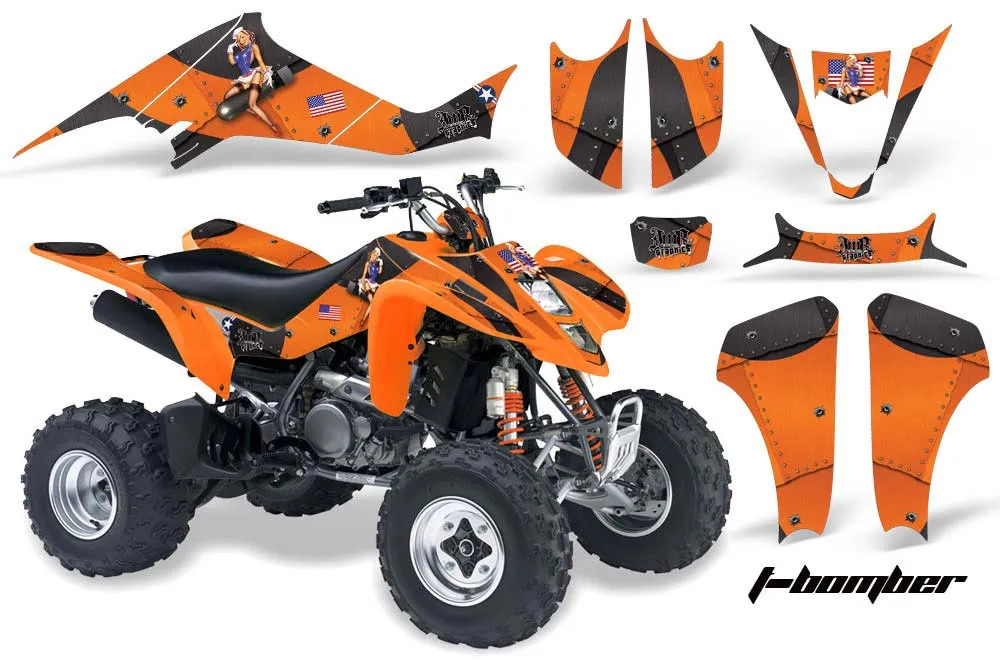 Suzuki LTZ 400 ATV Graphic Kit - 2003-2008 T Bomber Orange