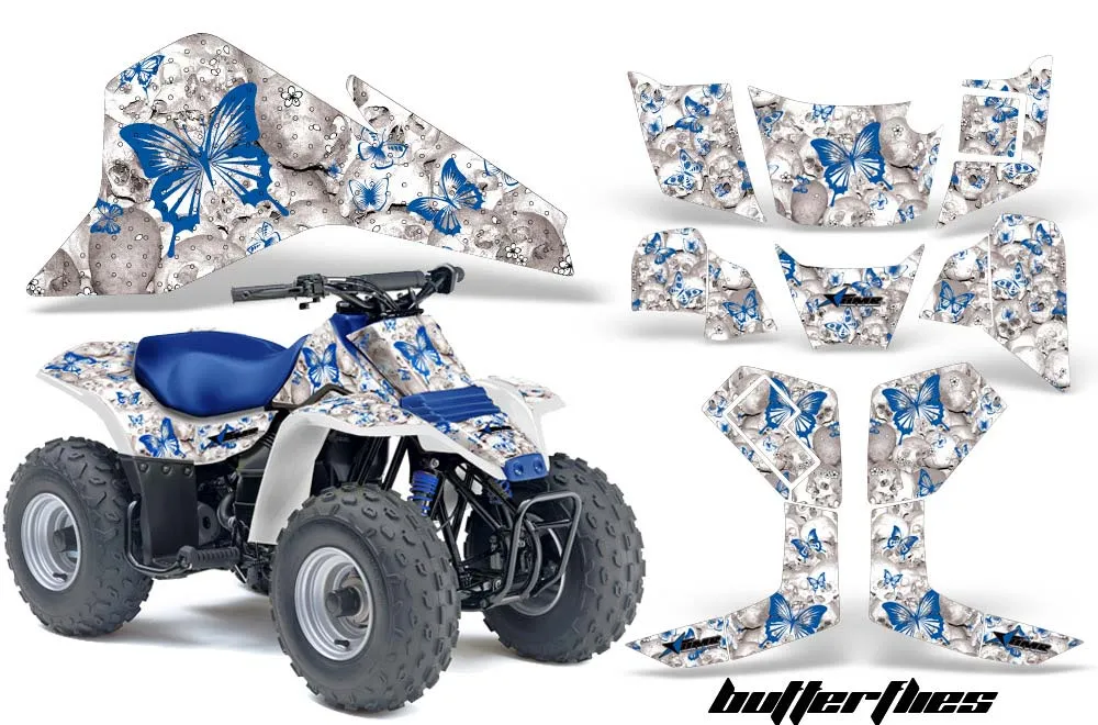Suzuki QuadSport LT 80 ATV Graphic Kit - 1987-2006 Butterfly Blue