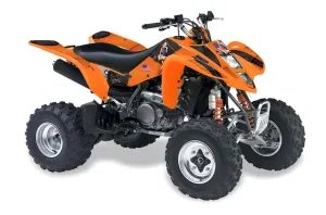 Suzuki LTZ 400 ATV Graphic Kit - 2003-2008 T Bomber Orange