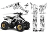 Suzuki LT 230/R ATV Graphic Kit - All Years Butterfly White