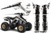 Suzuki LT 230/R ATV Graphic Kit - All Years Mad Hatter White