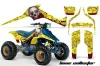 Suzuki LT 250 / 250 R ATV Graphic Kit - 1985-1992 Bone Collector Yellow