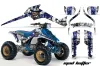 Suzuki LT 250 / 250 R ATV Graphic Kit - 1985-1992 Mad Hatter Blue