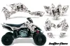 Suzuki LTR 450 ATV Graphic Kit - 2006-2009 Butterfly White