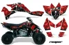 Suzuki LTR 450 ATV Graphic Kit - 2006-2009 Reaper Red