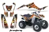 Suzuki LTZ 250 ATV Graphic Kit - 2004-2011 Firestorm White
