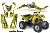 Suzuki LTZ 250 ATV Graphic Kit - 2004-2011 Motorhead Yellow