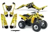 Suzuki LTZ 250 ATV Graphic Kit - 2004-2011 Reaper Yellow