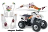 Suzuki LTZ 250 ATV Graphic Kit - 2004-2011 Vegas Baller White