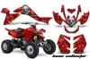 Suzuki LTZ 400 ATV Graphic Kit - 2009-2016 Bone Collector Red