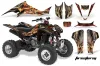 Suzuki LTZ 400 ATV Graphic Kit - 2003-2008 Firestorm Black