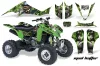 Suzuki LTZ 400 ATV Graphic Kit - 2003-2008 Mad Hatter Green