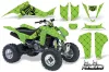 Suzuki LTZ 400 ATV Graphic Kit - 2003-2008 Silver Star - Silverhaze Black