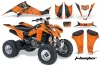 Suzuki LTZ 400 ATV Graphic Kit - 2003-2008 T Bomber Orange