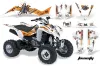 Suzuki LTZ 400 ATV Graphic Kit - 2003-2008 Toxicity Orange