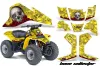 Suzuki QuadSport LT 80 ATV Graphic Kit - 1987-2006 Bone Collector Yellow