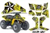 Suzuki QuadSport LT 80 ATV Graphic Kit - 1987-2006 Northstar Yellow