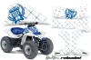 Suzuki QuadSport LT 80 ATV Graphic Kit - 1987-2006 Silver Star - Reloaded Blue