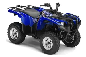 Yamaha Grizzly 700 / 550 ATV Graphic Kit - 2007-2014 Mad Hatter Blue