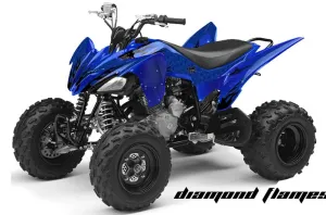 Yamaha Raptor 250 ATV Graphic Kit - 2008-2014 Diamond Flame Blue