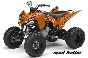 Yamaha Raptor 250 ATV Graphic Kit - 2008-2014 Mad Hatter Orange