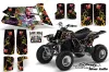 Yamaha Banshee 350 (Full Bore Plastics) ATV Graphic Kit - All Years Ed Hardy - Love Kills Black