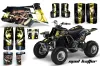 Yamaha Banshee 350 (Full Bore Plastics) ATV Graphic Kit - All Years Mad Hatter Black