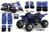 Yamaha Banshee 350 (Full Bore Plastics) ATV Graphic Kit - All Years Reaper Blue