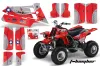 Yamaha Banshee 350 (Full Bore Plastics) ATV Graphic Kit - All Years T Bomber Red