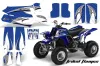 Yamaha Banshee 350 (Full Bore Plastics) ATV Graphic Kit - All Years Tribal Flames White
