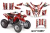 Yamaha Blaster YFS200 ATV Graphic Kit - 1988-2001 Mad Hatter Red