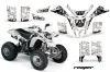 Yamaha Blaster YFS200 ATV Graphic Kit - 1988-2001 Reaper White